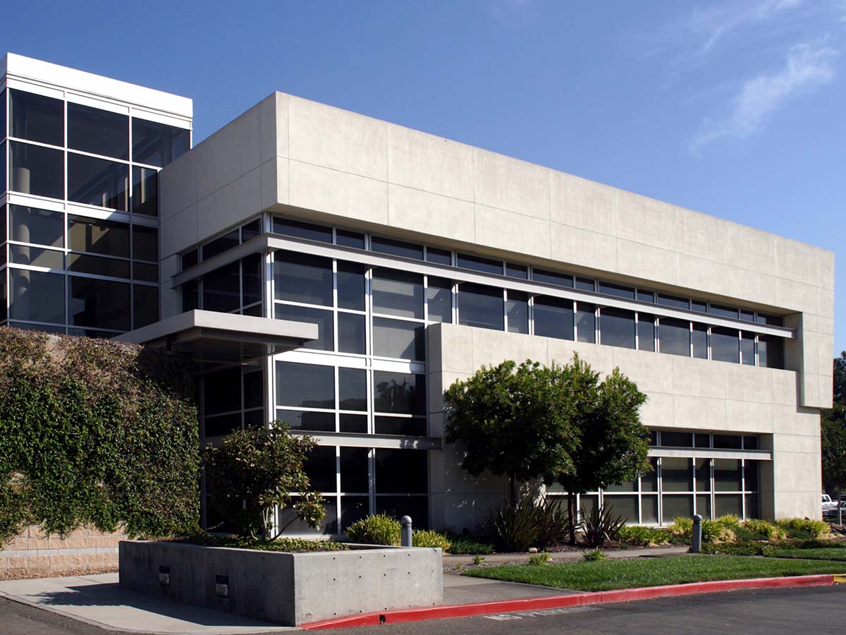 A large, corporate building