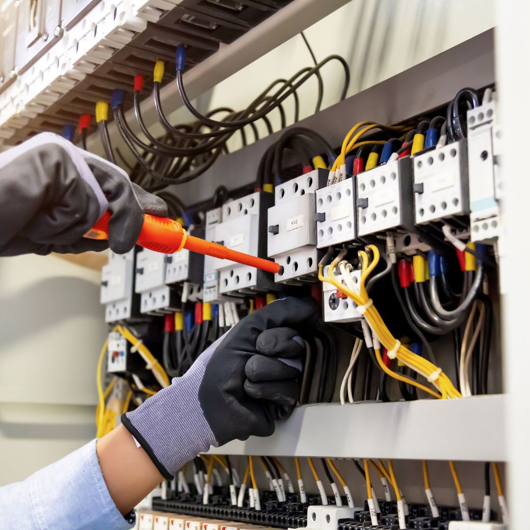 technician working on electrical