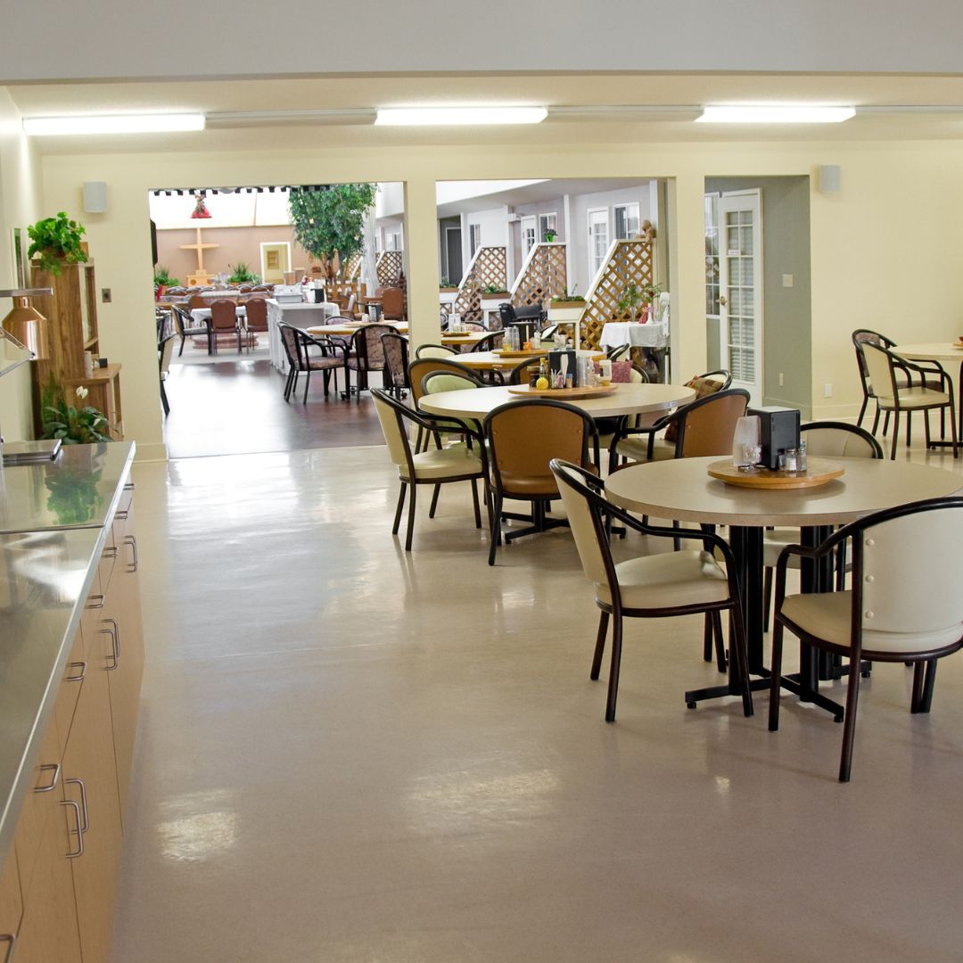 interior of a senior living home