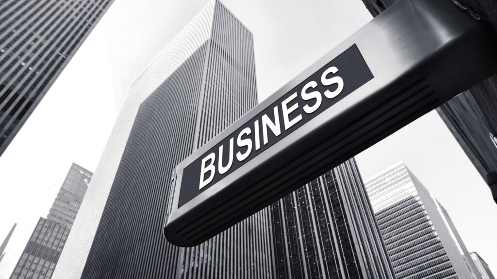 business sign