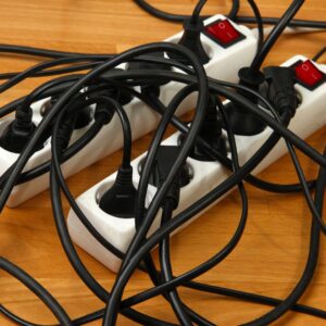 an overloaded outlet