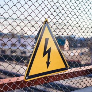 electrical hazard sign