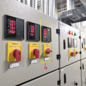 three-phase electrical panel