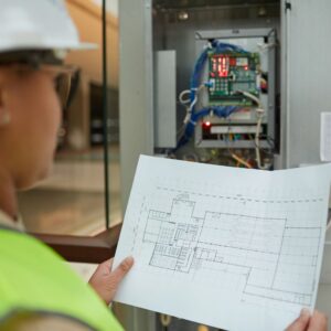 looking at electrical schematic