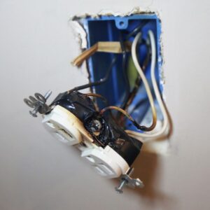 burnt out outlet